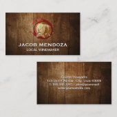 Wijnvat | Wijnvlek Visitekaartje (Voorkant / Achterkant)