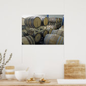 Wijnvaten Poster! Poster (Keuken)