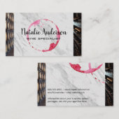 Wijnvaten | Wijnflessen Visitekaartje (Voorkant / Achterkant)