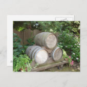 Wijnvaten - Wijnland Briefkaart (Voorkant / Achterkant)
