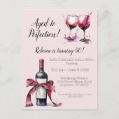  wijnverjaardag tot in de perfectie briefkaart (Voorkant)