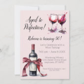 wijnverjaardag tot in de perfectie kaart (Voorkant)