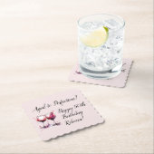  wijnverjaardag tot in de perfectie kartonnen onderzetters (Insitu)