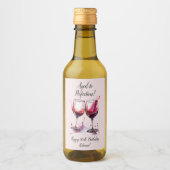 wijnverjaardag tot in de perfectie wijn etiket (Voorkant)