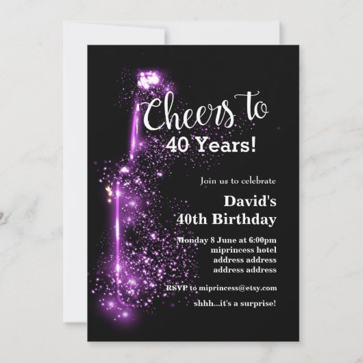 Wijnverjaardagsuitnodiging, schaadt elk jaar! kaart (Voorkant)