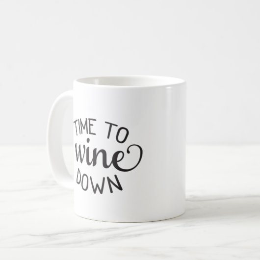 wijnverlaging koffiemok (Voorkant links)