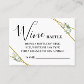 Wijnverloting ticket tweetalige vrijgezellenfeest (Voorkant)