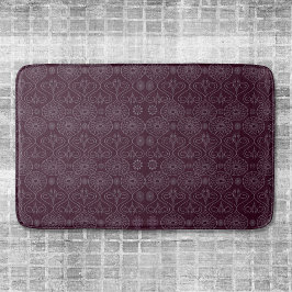 Wijnvezelige textieloctopuszaden met motief badmat