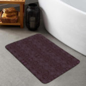 Wijnvezelige textieloctopuszaden met motief badmat