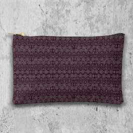 Wijnvezelige textieloctopuszaden met motief etui