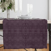 Wijnvezelige textieloctopuszaden met motief korte tafelloper