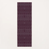 Wijnvezelige textieloctopuszaden met motief yogamat (Voorkant)