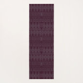 Wijnvezelige textieloctopuszaden met motief yogamat (Achterkant)