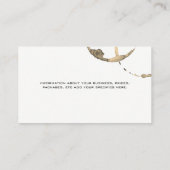 wijnvlek-champagneglas | Classic Gold Black Visitekaartje (Achterkant)