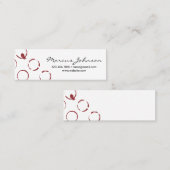 Wijnvlek Mini Visitekaartje (Voorkant / Achterkant)