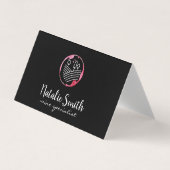 Wijnvlek (wijnfles) Wijngaard Visitekaartje (Voorkant)