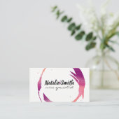 wijnvlek | wijngaard visitekaartje (Staand voorkant)