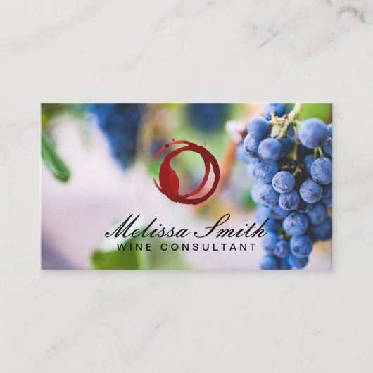 wijnvlek | wijngaard visitekaartje (Voorkant)