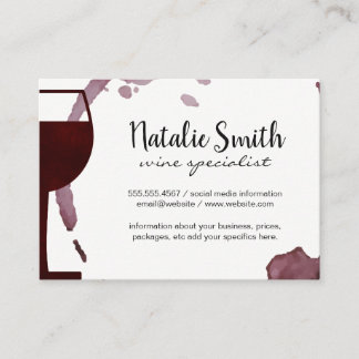wijnvlek | wijnsommelier visitekaartje