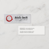 wijnvlek | Wijnspecialist Mini Visitekaartje (Voorkant / Achterkant)