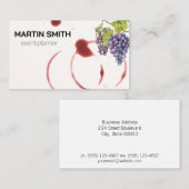 Wijnvlekken | Druiven aan de Wijnstok Visitekaartje (Voorkant / Achterkant)