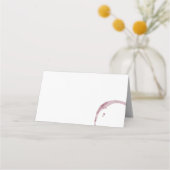 Wijnvlekken Wijnmakerij Escort Place Card SET Plaatskaartje (Achterkant)