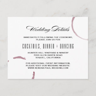 Wijnvlekken Wijnmakerij Wijngaard Informatie Kaart