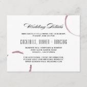 Wijnvlekken Wijnmakerij Wijngaard Informatie Kaart (Voorkant)