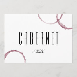 Wijnvlekken Wijnmakerij Wijngaard Tafelkaart Numme Kaart