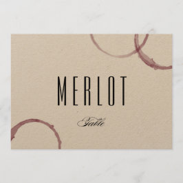 Wijnvlekken Wijnmakerij Wijngaard Tafelkaart Numme Kaart