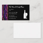 Wijnvloerbedekking en Visitekaartje van het thema  (Voorkant / Achterkant)