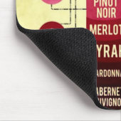 Wijnvoerhandleiding Voedsel- en Wijnvun Muismat (Hoek)