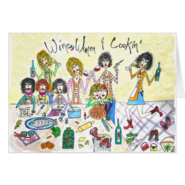 Wijnvrouwen en -koekjes (Voorkant Horizontaal)