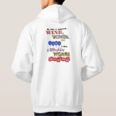 Wijnvrouwen en -liedjes hoodie (Achterkant)