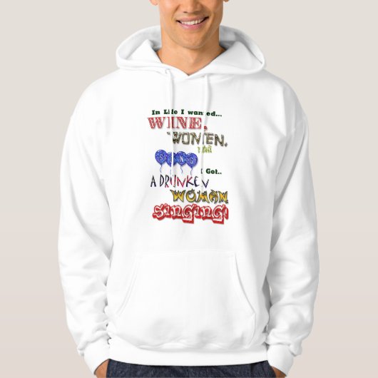 Wijnvrouwen en -liedjes hoodie (Voorkant)