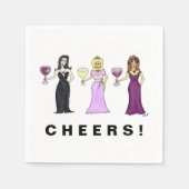 wijnvrouwen servet (Voorkant)