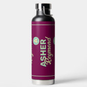 Wijnwaterfles met naam waterfles (Links)