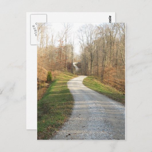 Wijnweg Briefkaart (Voorkant / Achterkant)