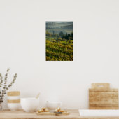 Wijnwerf, Toscane, Italië Poster (Keuken)