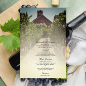 Wijnwerij en menu Rustic Red Barn Wedding