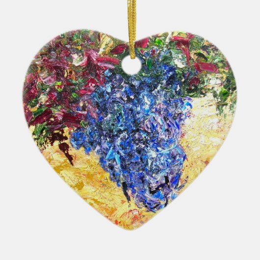 wijnwijn keramisch ornament (Voorkant)