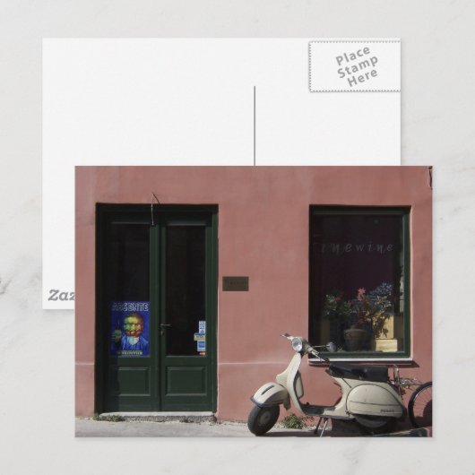 Wijnwinkel Briefkaart (Voorkant / Achterkant)