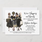 Wijnwinkel en Vrienden Trunk Show Kaart (Voorkant)