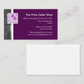 Wijnwinkel Visitekaartje (Voorkant / Achterkant)