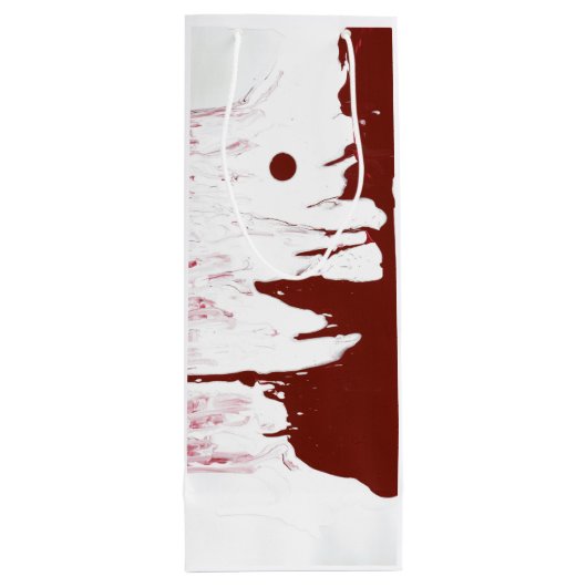 Wijnzak Wijnspatten Ontwerp Wijn Cadeautas (Achterkant)