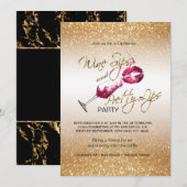 Wijnzegels en lips kaart (Voorkant / Achterkant)