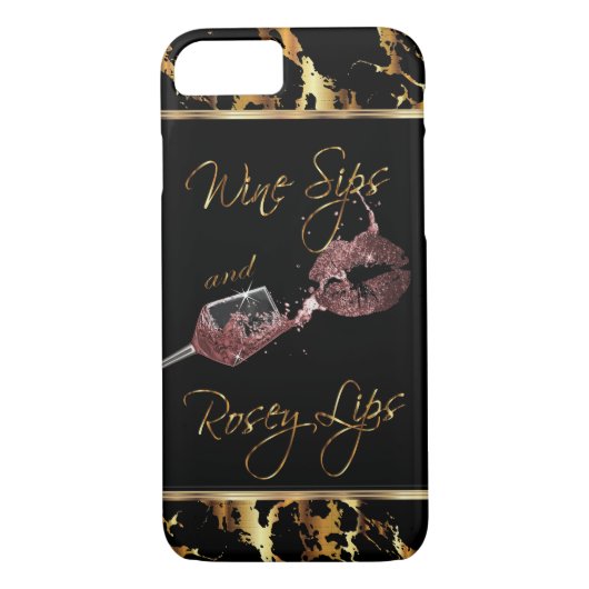 Wijnzegels en sluitzegels - Roos voor usty Case-Mate iPhone Case (Achterkant)