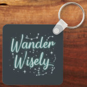 Wijs afdwalen sleutelhanger (Achterkant)