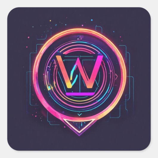 Wijs afdwalen vierkante sticker (Voorkant)