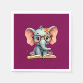 Wijs Baby Olifant Servet